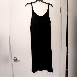 Dazy black midi dress